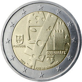 Face comemorativa da moeda de €2