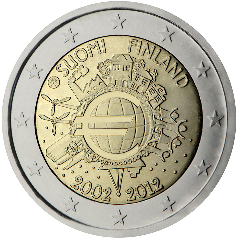 Piece De 2 Euro Bundesrepublik Deutschland 2002 Bis 2012