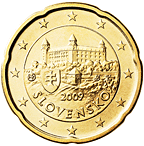 Bankovky a mince, 20 centov