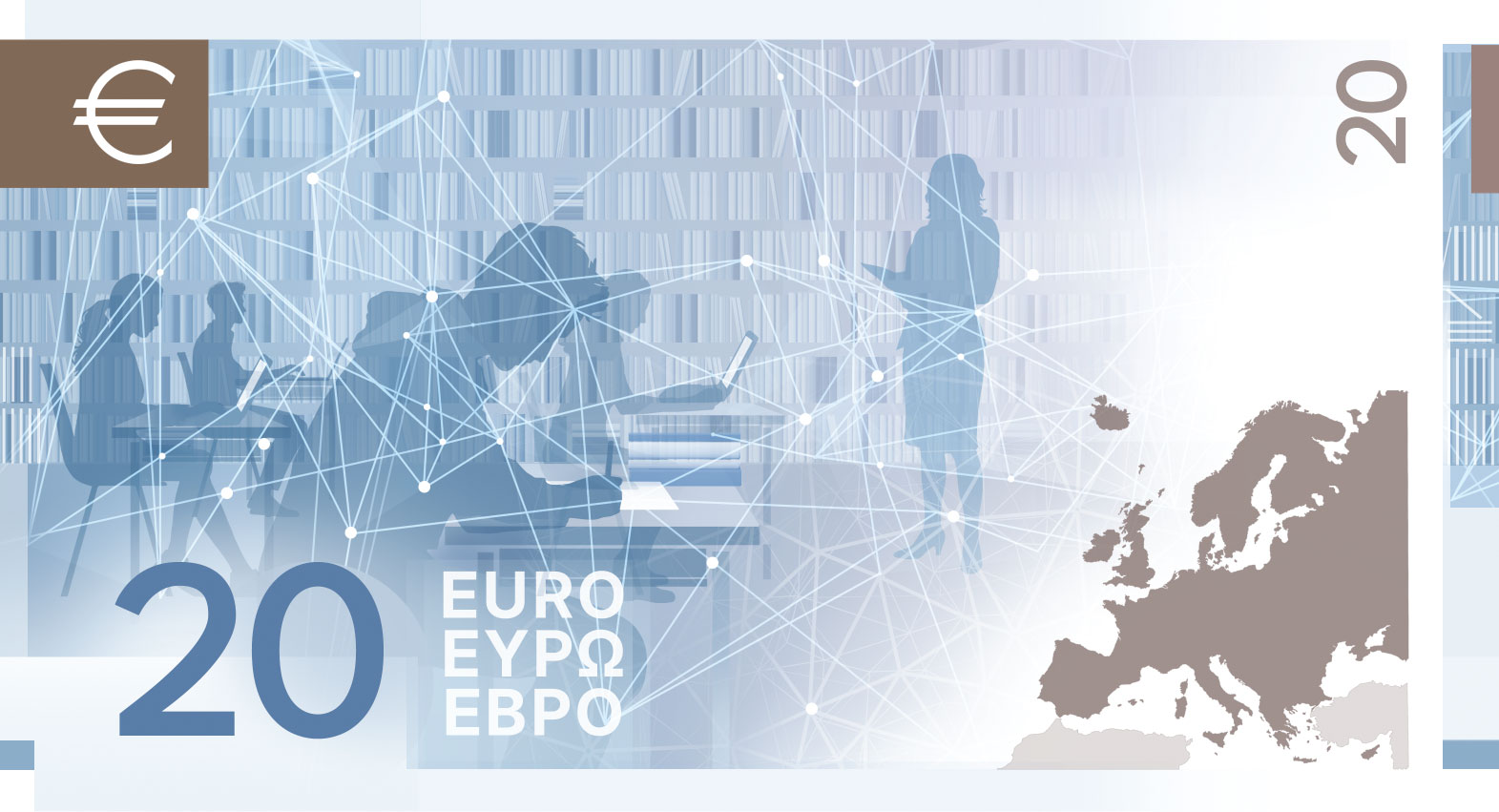 Predlog E, 20 €, hrbtna stran