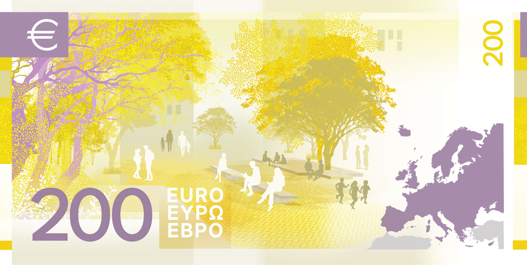 Predlog E, 200 €, hrbtna stran