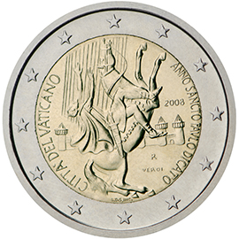 2 Euros Commémorative Belgique 2008 Pièce - Romacoins