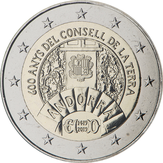 Monete celebrative o commemorative da €2: anno 2019