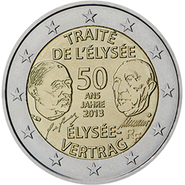 <p>Francia:</p><p>50º aniversario de la firma del Tratado del Elíseo</p>