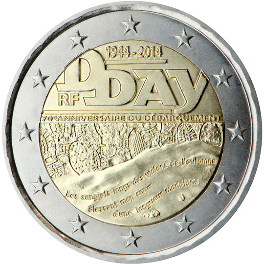 <p>2014:</p><p>70º aniversario del desembarco de Normandía, el 6 de junio de 1944</p>