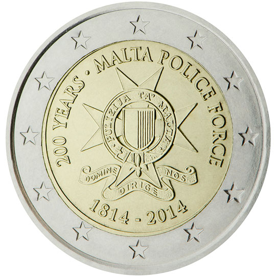 Cara conmemorativa de la moneda de 2€