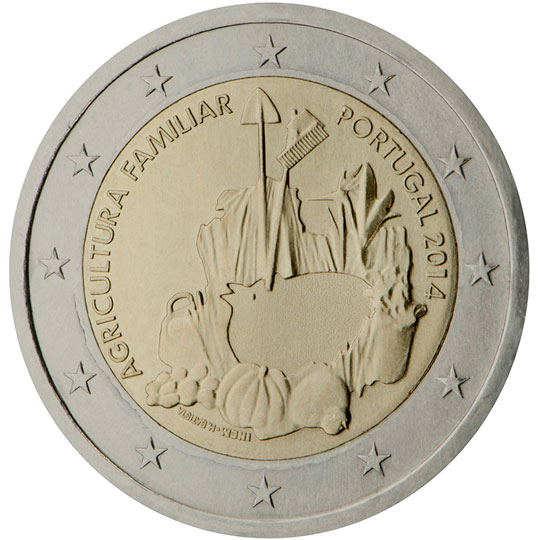 Cara conmemorativa de la moneda de 2€