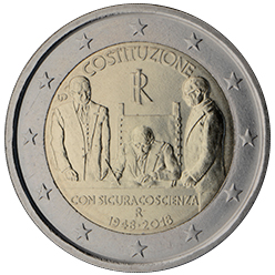 <p>Italia:</p><p>70º aniversario de la entrada en vigor de la Constitución italiana</p>