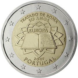 <p>Portugal:</p><p>Quincuagésimo aniversario del Tratado de Roma</p>