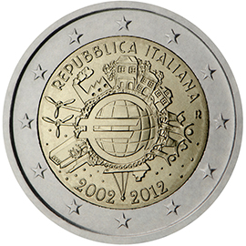 Pamätná strana mince 2 €