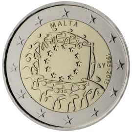 <p>Malta:</p><p>Trigésimo aniversario de la bandera de la UE</p>