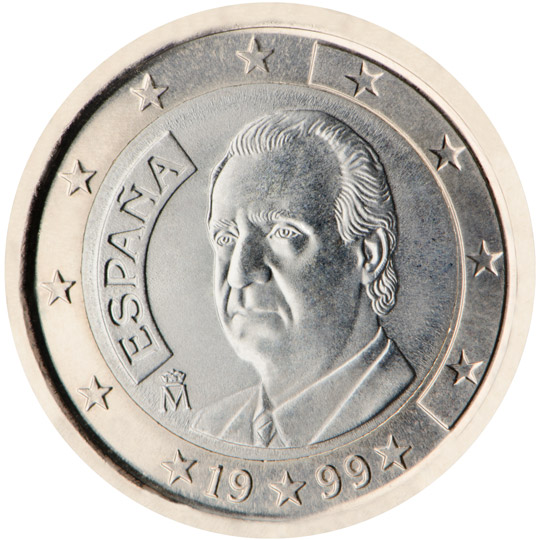 MONEDA DE 1 EURO DE FELIPE VI ESPAÑA 2017