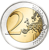 €2 - spoločná strana €2 - spoločná strana
