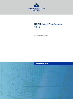 ESCB Legal Conference 2018 - cover image