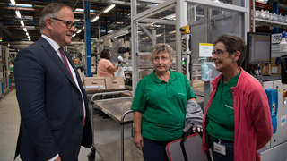 Travelogue: ECB Executive Board member Benoît Cœuré visiting Vorwerk factory in Cloyes-sur-le-Loir